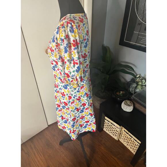 RIXO Floral Button-Front Dress Gorgeous 90s-Inspired Print Based on Measurements - Picture 4 of 12